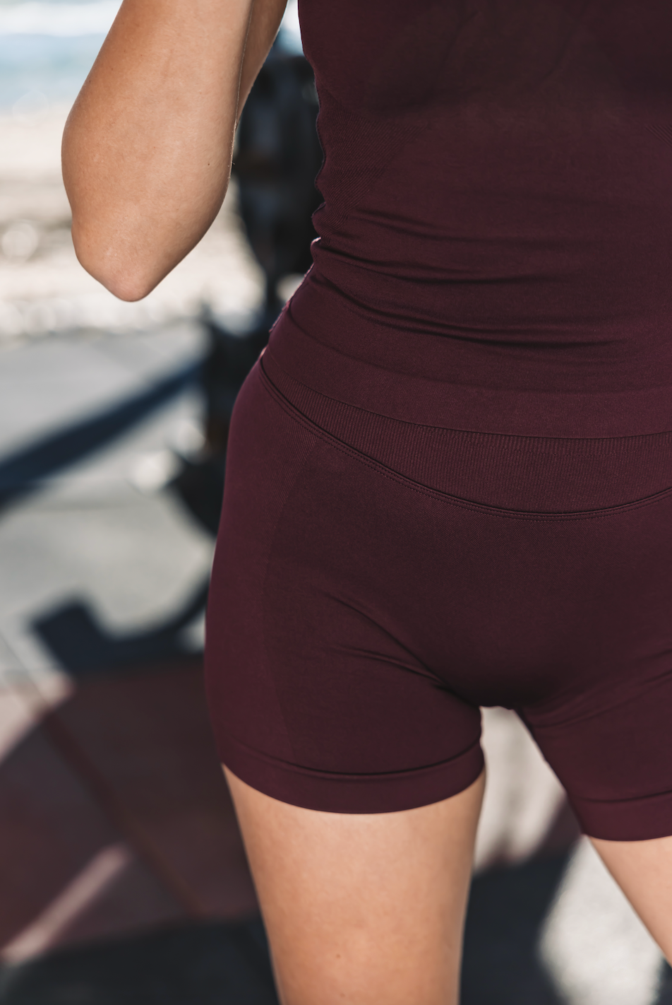 Sculpt Scrunch Shorts - Chocolate